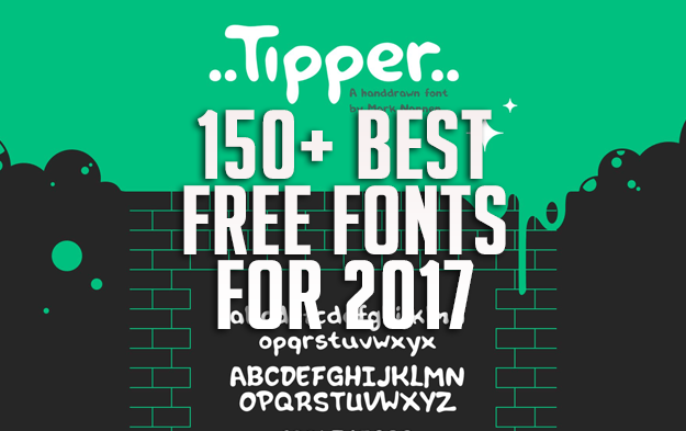 150+ Best Free Fonts for 2017