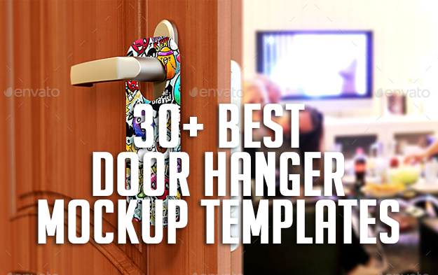 30+ Best Door Hanger Mockup Templates