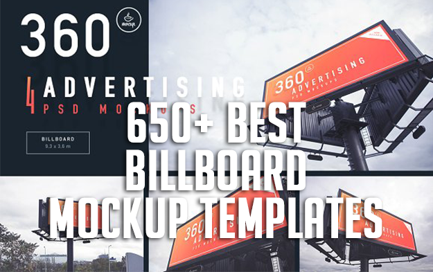 650+ Best Billboard Mockup Templates
