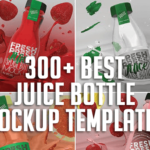 300+ Best Juice Bottle Mockup Templates