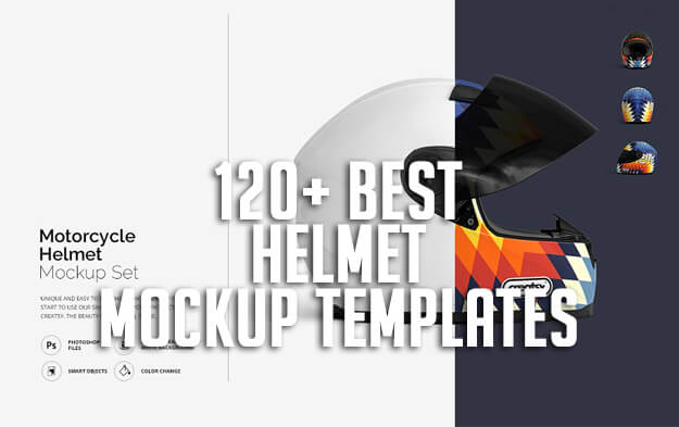 120+ Best Helmet Mockup Templates