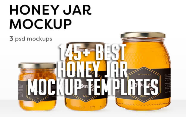 Download 145 Best Honey Jar Mockup Templates Free Premium