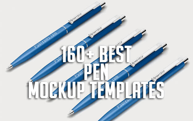 160+ Best Pen Mockup Templates