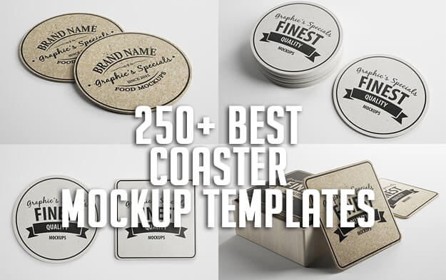 Download 250 Best Coaster Mockup Templates Free Premium