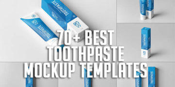 70+ Best Toothpaste Mockup Templates