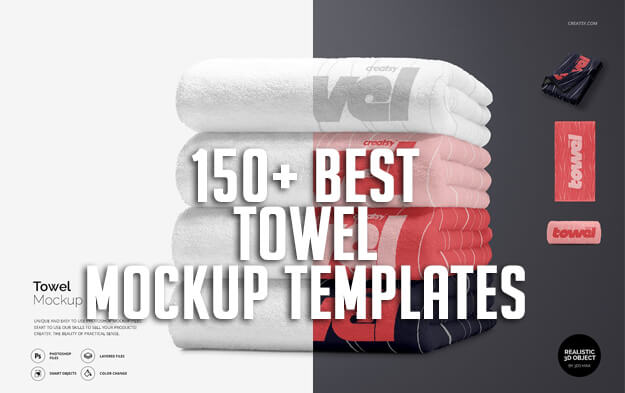 150+ Best Towel Mockup Templates