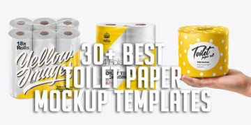 30+ Best Toilet Paper Mockup Templates