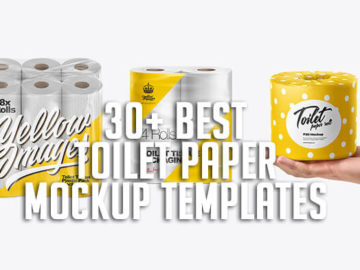 30+ Best Toilet Paper Mockup Templates