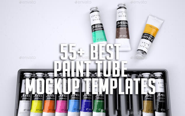 55+ Best Paint Tube Mockup Templates
