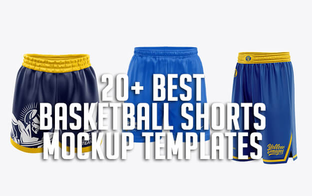 20+ Best Basketball Shorts Mockup Templates