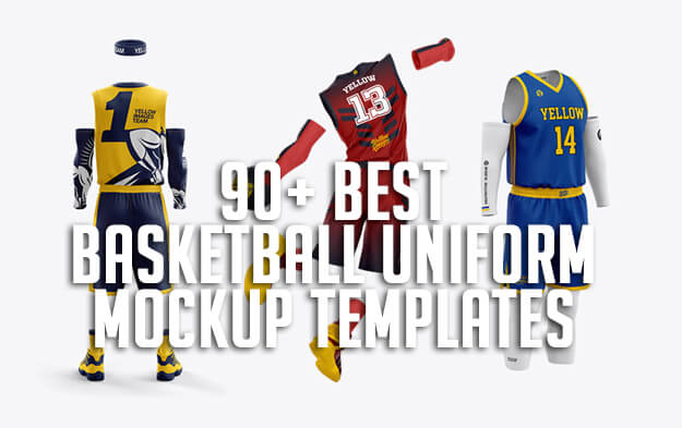 90+ Best Basketball Uniform Mockup Templates