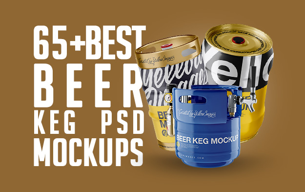 65+ Best Beer Keg Mockup Templates