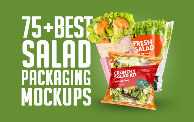 75+ Best Salad Packaging Mockup Templates