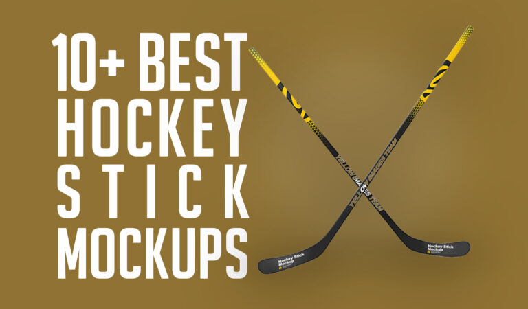 10+ Best Hockey Stick Mockup Templates