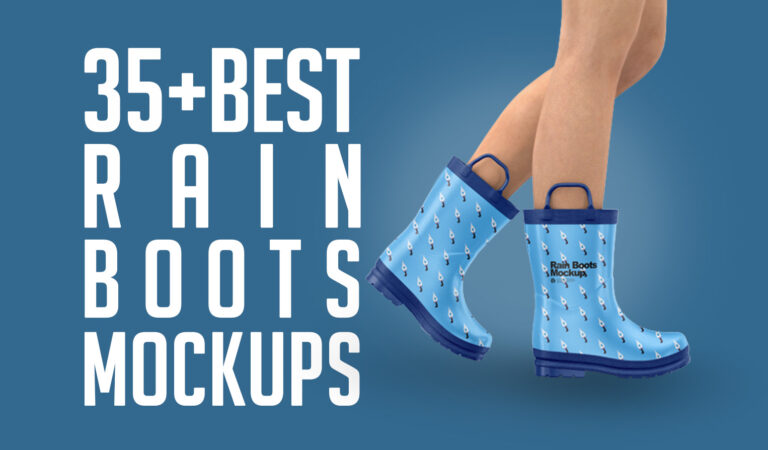 35+ Best Rain Boots Mockup Templates